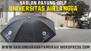 Sablon Payung Souvenir UNIVERSITAS AIRLANGGA